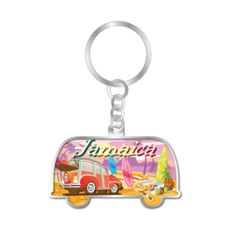 Jamaican Bus Keychains